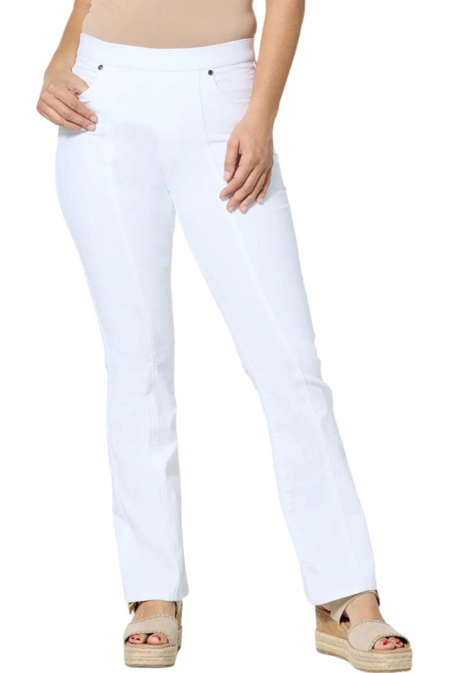 C Wonder by Christian Siriano Seamed Bootcut Jean White - Regular
